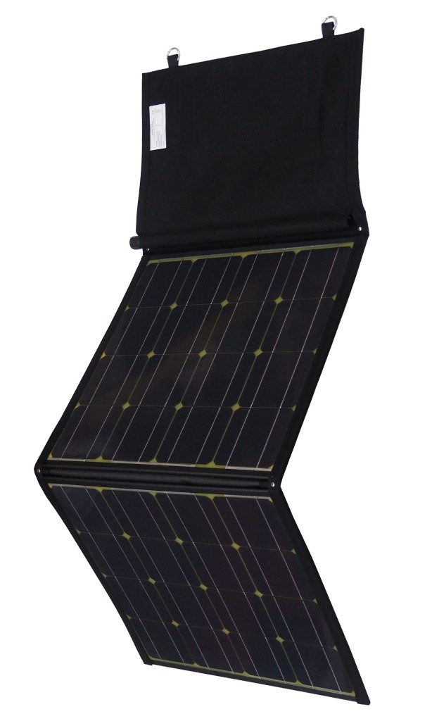 100W 18V Faltbar Tragbar Solarmodule Monokristalline mit  Solarregler(Lcd-Anzeige + 2 Usb-Ausgang) FüR 12v